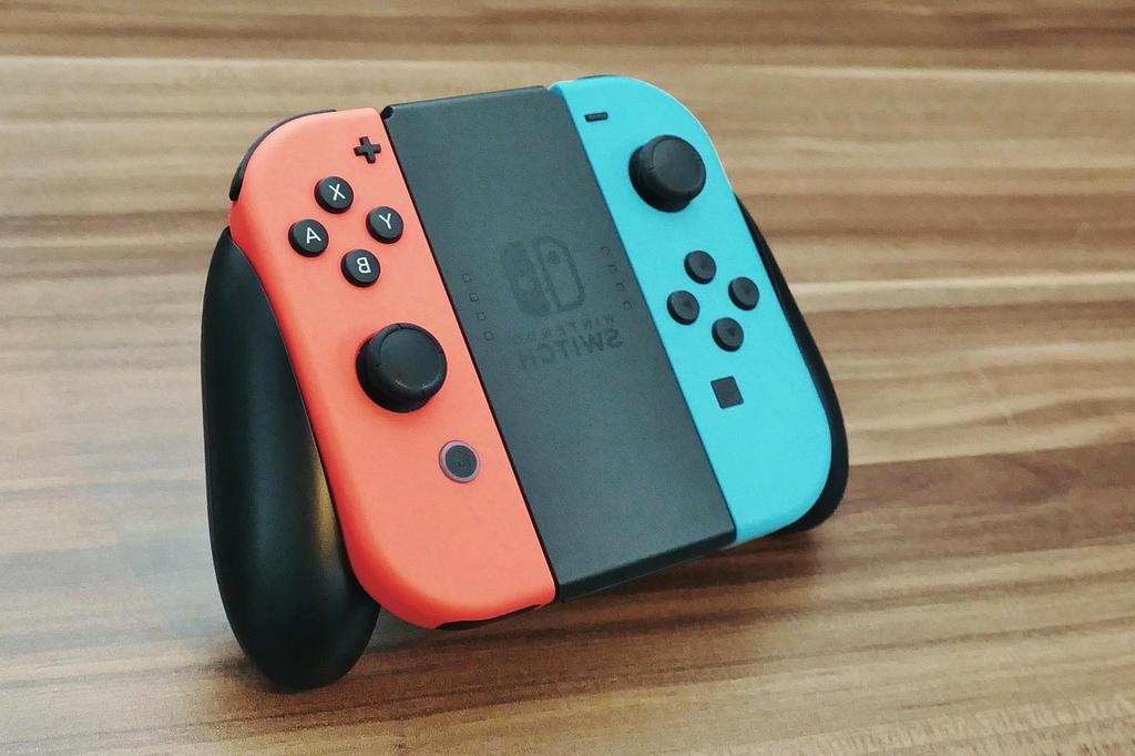 Gamer navigating virtual sci-fi puzzle environment